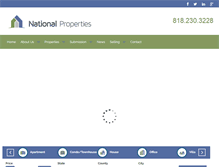 Tablet Screenshot of natprops.com